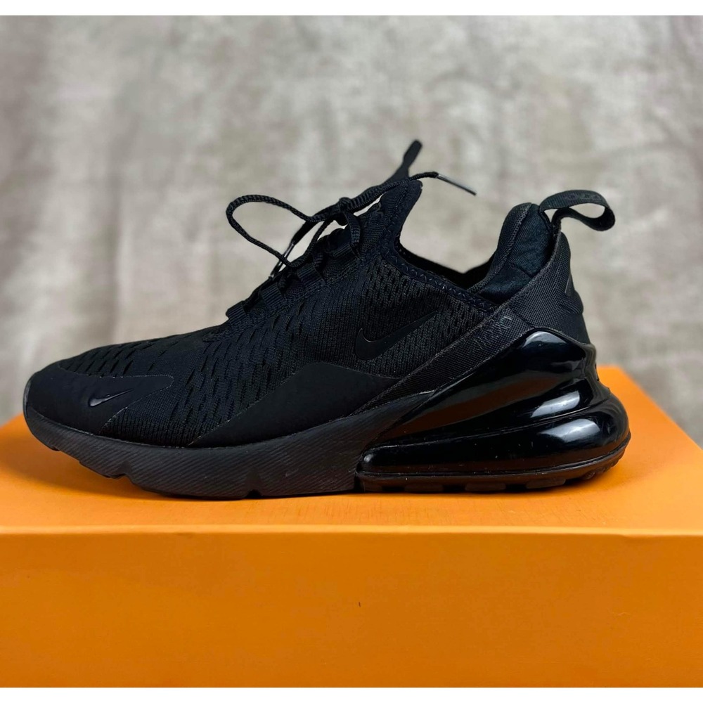 Nike Air Max 270 Triple Black AH6789-006 Women's Running Shoes Size 7.5